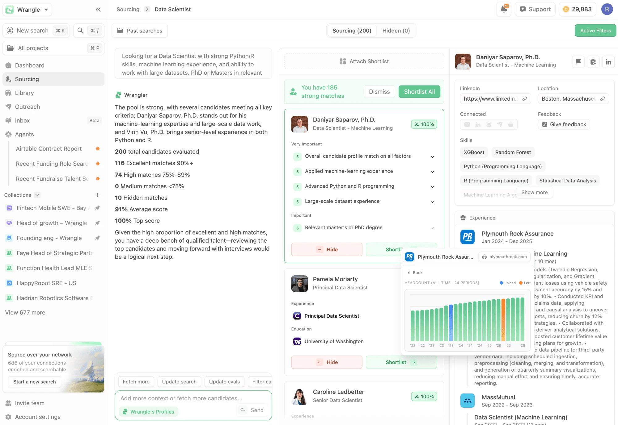 Search product preview